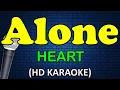 Download Lagu ALONE - Heart (HD Karaoke)
