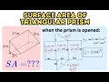 Surface Area of A Triangular Prism Right Triangle Base