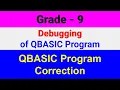 Grade 9 Debugging of QBASIC Program 2 Marks