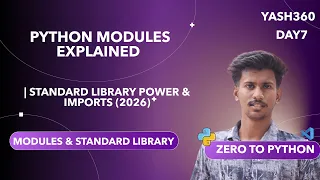 Python Modules Explained Standard Library Power Imports 2026