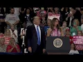 President Donald Trump holds Make America Great Again rally in Youngstown Ohio