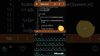 Java Programming using Jvdroid
