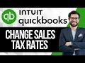 How to Update or Change Sales Tax Rates in Quickbooks