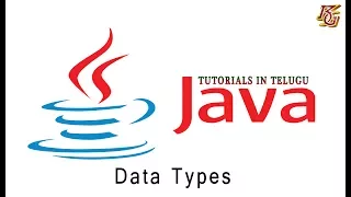 Java tutorials in Telugu - 5 Data Types by RG
