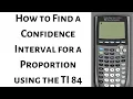 How to Find a Confidence Interval for a Proportion using the TI 84