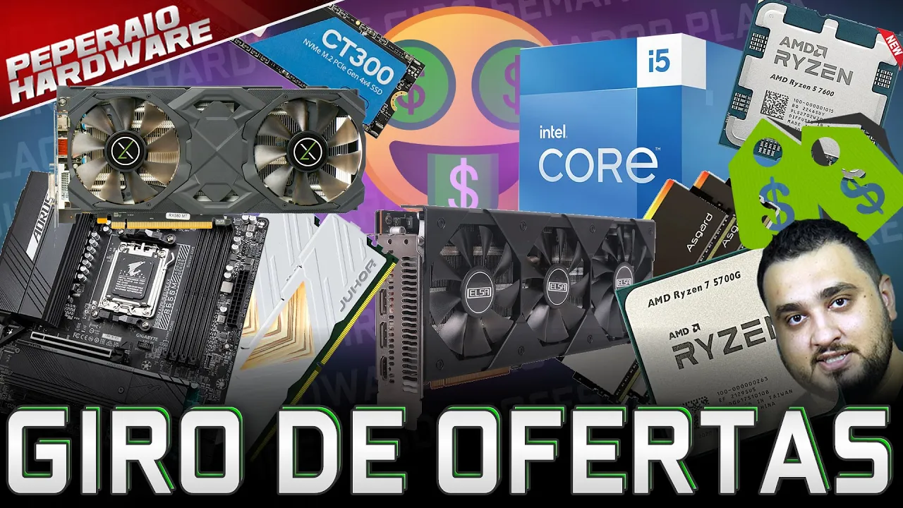 GIRO DE OFERTAS - Aniversário Aliexpress, RAM, SSD, Placa de vídeo, Processador e VGA CAÍRAM (21/03)