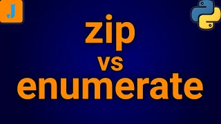 Python zip vs enumerate