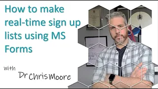 How to make real-time signup lists using Microsoft Forms