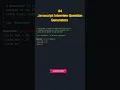Javascript interview questions and answers Javascript Generators