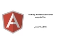 Tackling Authentication with AngularFire