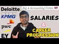Big 4 Accounting Firms UK Deloitte PwC EY KPMG Salaries Career Progression