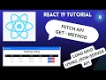 React Fetch API GET Request Tutorial Fetch Data and Display in Table