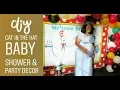 Cat In The Hat Baby DIY Party Decor