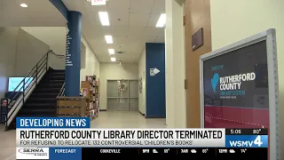 Rutherford County Library director terminated
