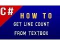 How To Get Total Number of Lines in TextBox in C