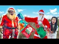 Lagu Changcady giúp đỡ ông già noel, được tặng rất nhiều túi mù đồ trang trí noel thú vị