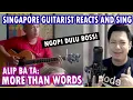 Alip Ba Ta - More Than Words (Fingerstyle Guitar Cover) Reaction | Singing Collab