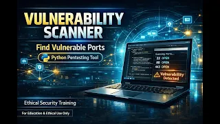 Python Vulnerability Scanner Tutorial Finding Vulnerable Ports for Pentesting