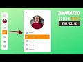 Amazing Animated Action Menu using JS