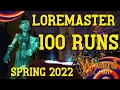 I ran Loremaster 100 times this is what I got Wizard101 Spellement Drops Spring 2022