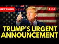 Download Lagu US Breaking NEWS LIVE: Trump Drops MASSIVE Bombshell, Gets Furious | Fiery Speech Shocks Nation