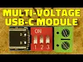 Lagu Goedkope USB-C programmeerbare PD-spanningsmodule voor 5, 9, 12, 15, 20 V