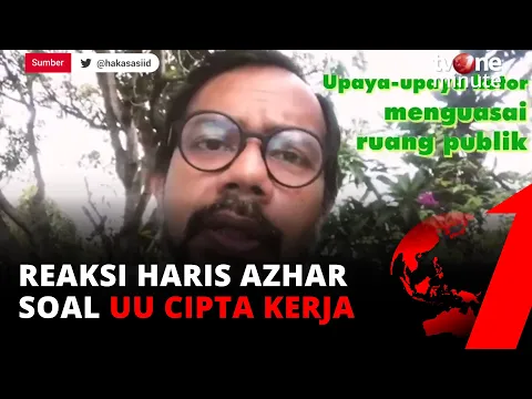 Haris Azhar  Virus Ini Dinikmati Penguasa untuk Memuluskan Upaya Pengesahan UU Cipta Kerja