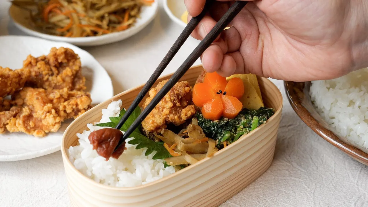 万人受けする王道お弁当の作り方!和食屋女将のまげわっぱ弁当レシピ!