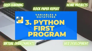 Tamil Python Programming 3 Tutorial Variables Datatypes Learn Easy PyCharm ScreenRecord