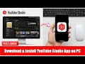 Download Install YouTube Studio App on Windows PC or Laptop Now