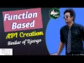 07 Django REST framework Function Based API Create First Django REST API using a function