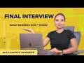 Call Center Final Interview How to Pass