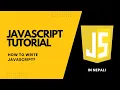 How to write JavaScript in HTML File 1 Explained in Nepali