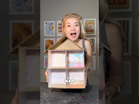 Bikin rumah boneka dari kardus!