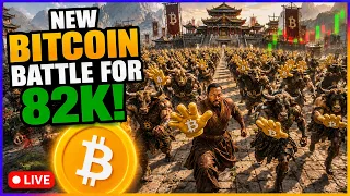 Bitcoin Pushes for 82k Live Trading TA