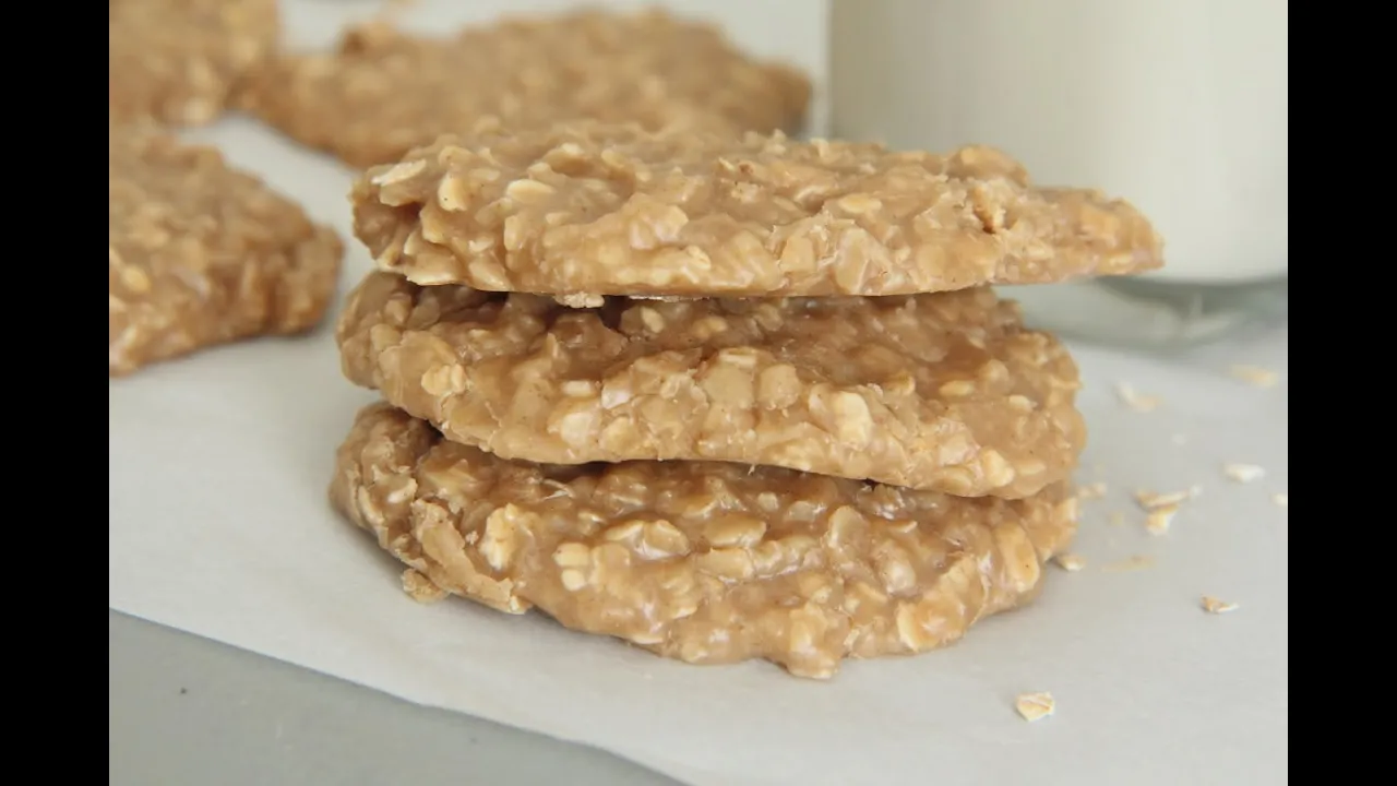 Lunchroom FAV! Peanut Butter Oatmeal No-Bake Cookies Recipe