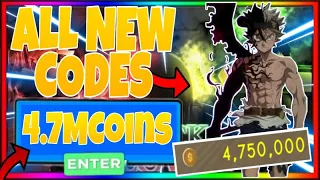 ALL 5 NEW CODES in BLACK CLOVER GRIMSHOT ROBLOX MAY-17-2020