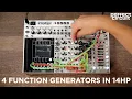 The Intellijel Quadrax is Four Powerful Function Generators in 14HP