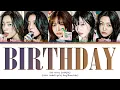 Download Lagu Red Velvet 'Birthday' Lyrics (레드벨벳 Birthday) (Color Coded Lyrics)