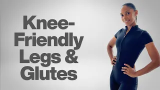 20 minute Legs & Glutes Chair Workout | Dumbbell & Knee-Friendly