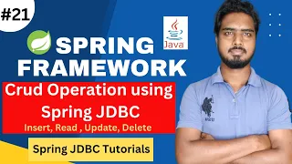 Spring JDBC Crud Operation Spring JDBC Tutorials