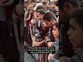 Download Lagu Palestinian sons break down at the funeral prayer of their father #gaza #palestine #shorts