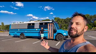 DIY School Bus Camper: Genius Unique Raised Roof Hack