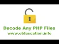 Decode phpSHIELD PHP FILE