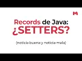 Setters en un record de Java es posible