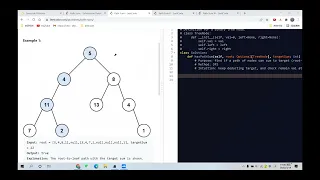 Leetcode 112 Path Sum DFS Python