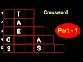 Daily Crossword Puzzle Part-1 Improve Your Vocabulary