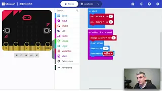 MicroBit Tutorial Score Counter Deuce Design Challenge CS for Teachers