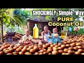 Download Lagu We Made Pure Coconut Oil at Home!🥥 How We Do It + Outdoor Kitchen Roofing Begins in the Village