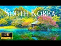 FLYING OVER SOUTH KOREA (4K UHD) - Soothing Music With Stunning Beautiful Nature Film For Relaxation